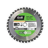 6 1/2" x 32 Teeth Wood & Metal  Professional Saw Blade Recyclable Exchangeable